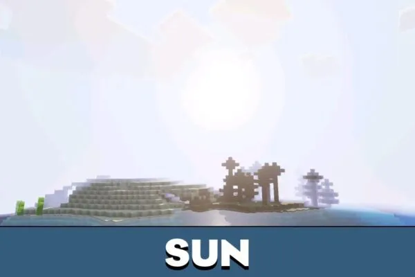 Sun from Zenith Visuals Shader for Minecraft PE