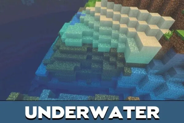 Underwater from No Lag Shader for Minecraft PE