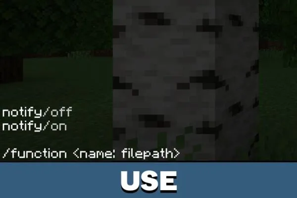 Use from AntiCheat Mod for Minecraft PE