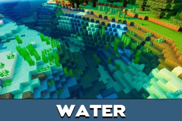 Water from Phantom Visuals Shader for Minecraft PE