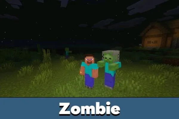 Zombie from Dynamic Light Mod for Minecraft PE