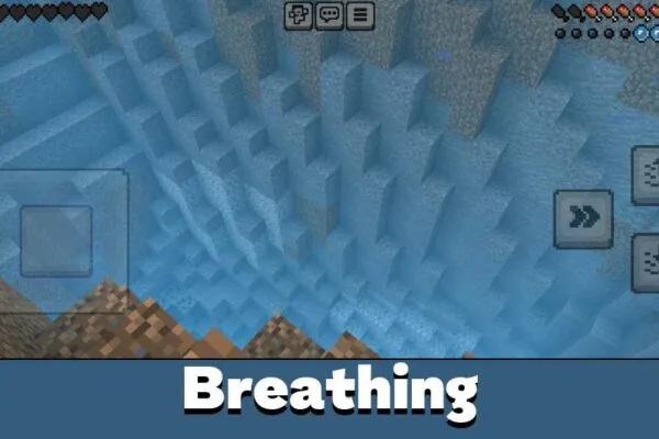Breathing from Aquaman Mod for Minecraft PE