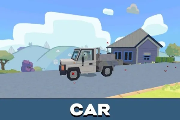Car from Blueys House for Minecraft PE