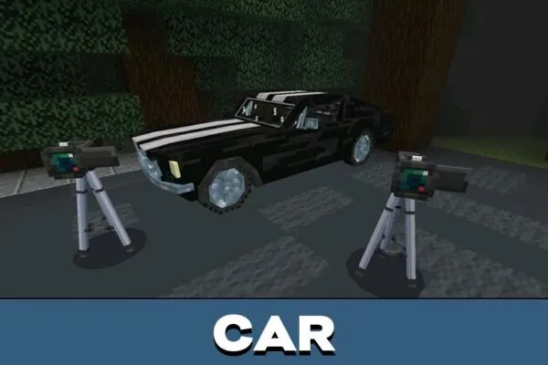 Car from Paranormal Mod for Minecraft PE
