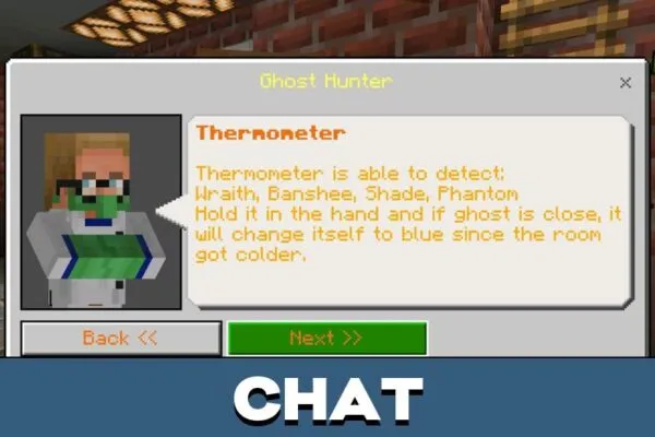 Chat from Paranormal Mod for Minecraft PE