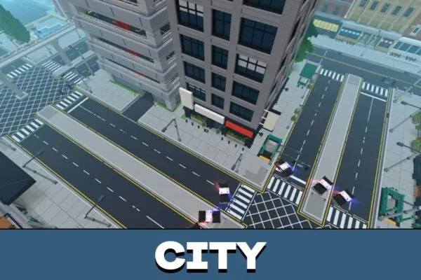 City from The Incredibles Mod for Minecraft PE