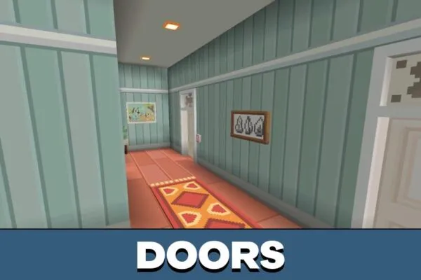 Doors from Blueys House for Minecraft PE