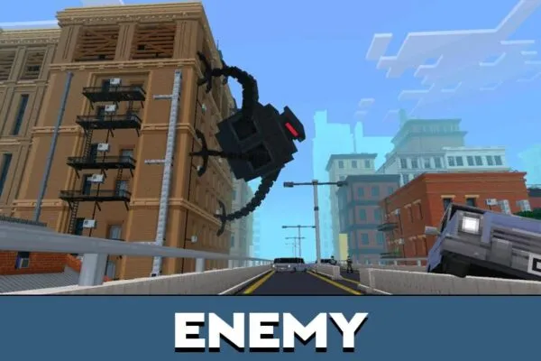 Enemy from The Incredibles Mod for Minecraft PE