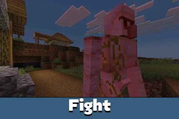 Fight from Muzan Mod for Minecraft PE