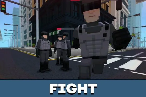 Fight from The Incredibles Mod for Minecraft PE