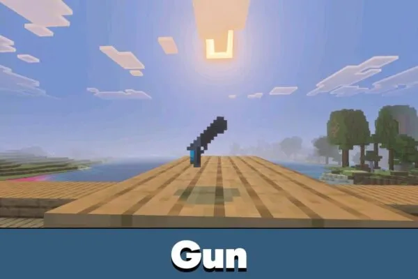 Gun from Gojo Mod for Minecraft PE
