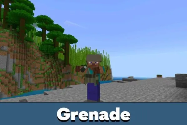 Grenade from Vietnam Mods for Minecraft PE