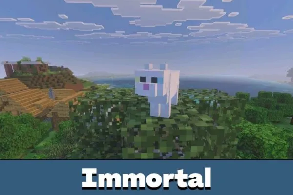 Immortal from Cat Mod for Minecraft Bedrock