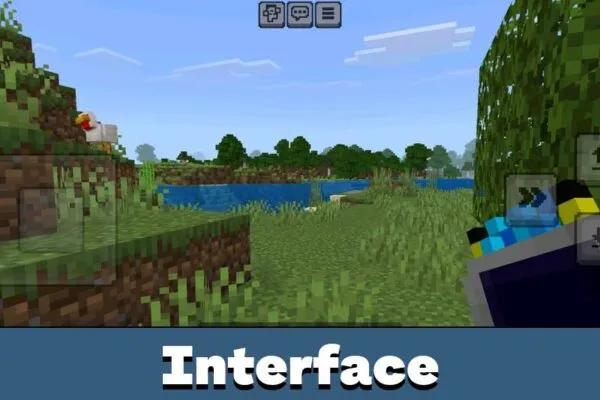 Interface from Be a Mob Mod for Minecraft PE
