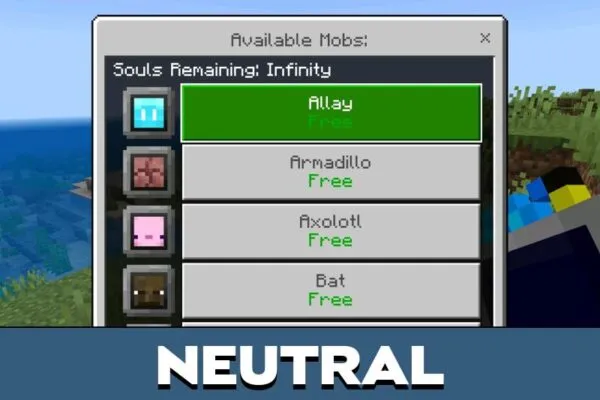 Neutral from Be a Mob Mod for Minecraft PE