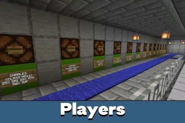 Players from Blue Lock Mod for Minecraft PE