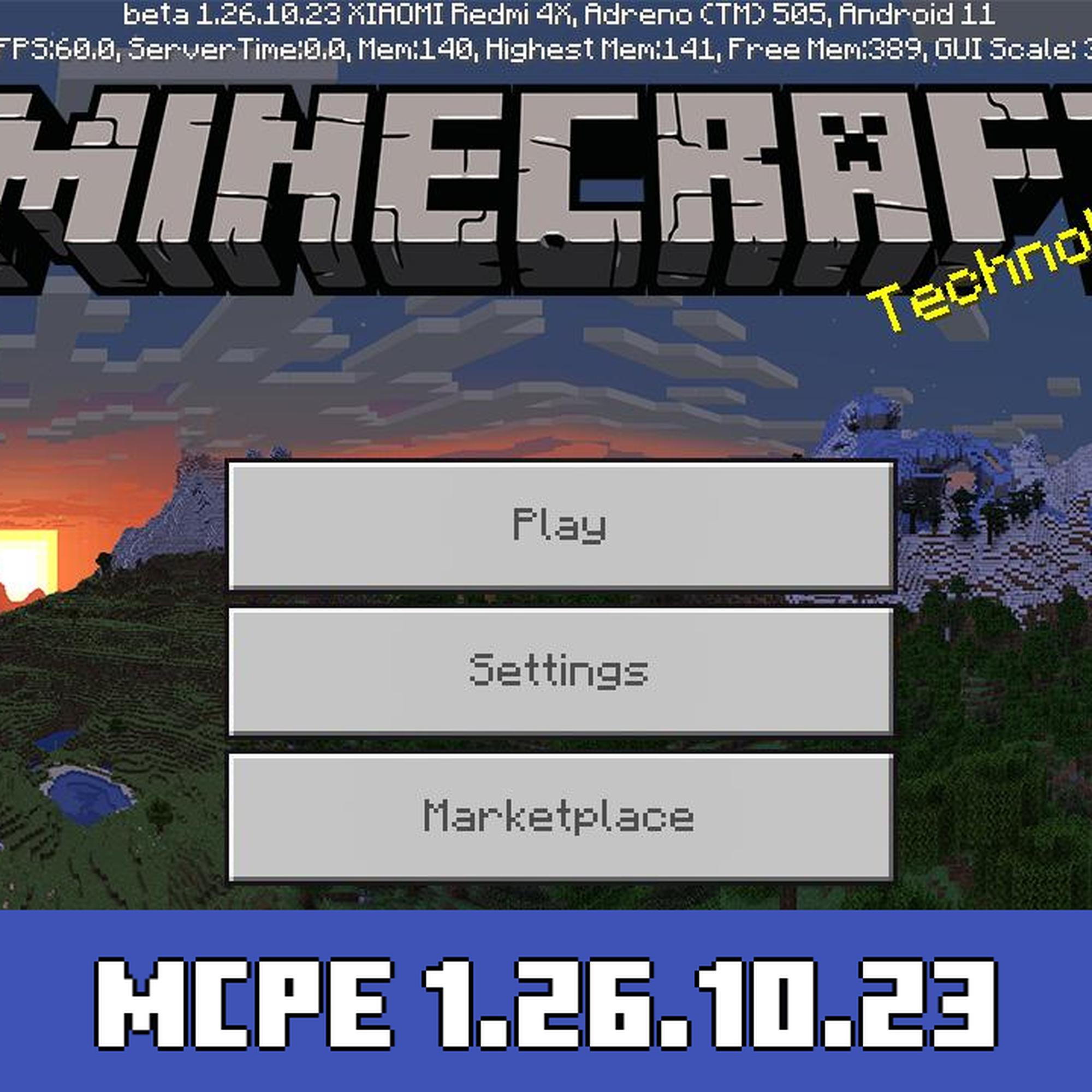 Download Minecraft 26.10.23 (1.26.10.23) APK free (Android version)