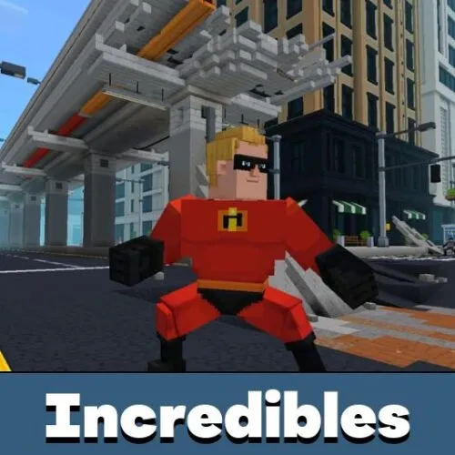 The Incredibles Mod for Minecraft PE