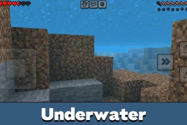Underwater from Aquaman Mod for Minecraft PE