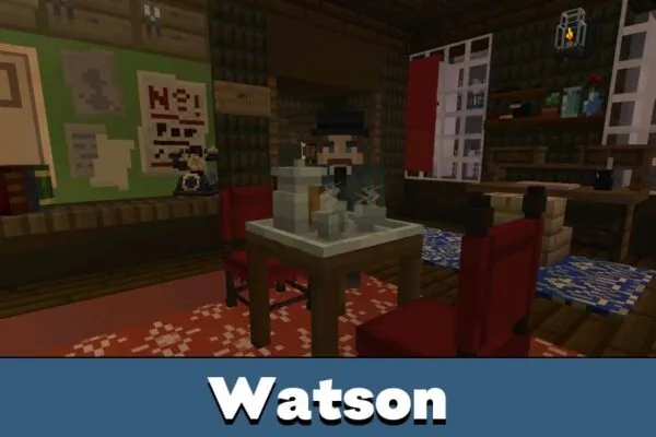Watson from Sherlock Holmes Mod for Minecraft PE