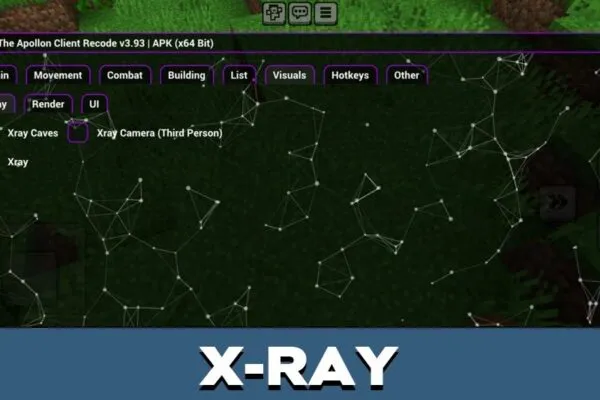 X-ray from Apollon Cheat for Minecraft PE