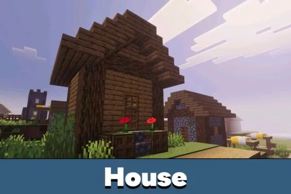 House from Prizma Shader for Minecraft PE
