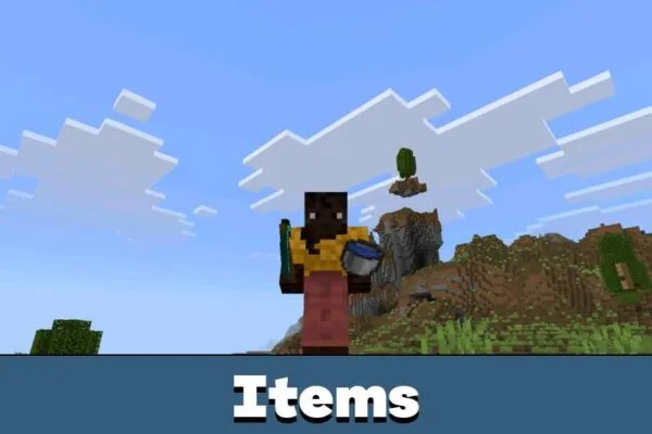 Items from Hands Mod for Minecraft PE