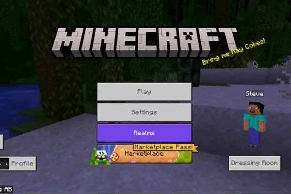 Minecraft 26.3 menu