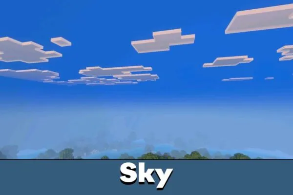 Sky from Lumina Prime Shader for Minecraft PE