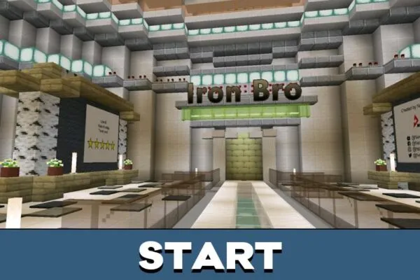 Start from Iron Bro Mod for Minecraft PE