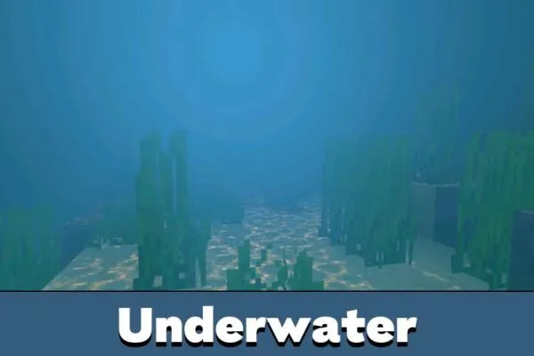 Underwater from Lumina Prime Shader for Minecraft PE
