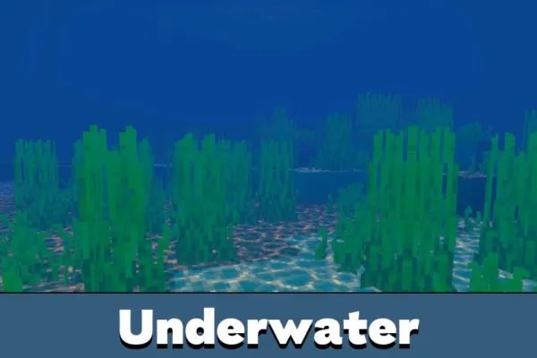 Underwater from Newb Complemetary Shader for Minecraft PE