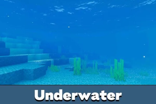 Underwater from Newb Lumina Shader for Minecraft PE
