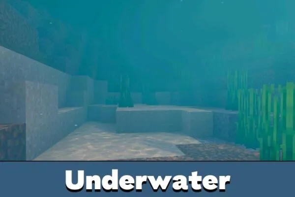 Underwater from Prizma Shader for Minecraft PE