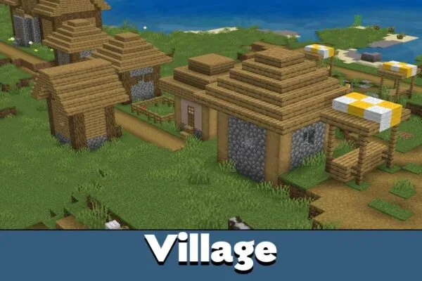 Village from Zoom mod for Minecraft PE