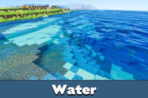 Water from Newb Lumina Shader for Minecraft PE