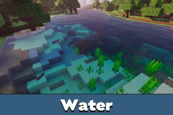Water from Prizma Shader for Minecraft PE