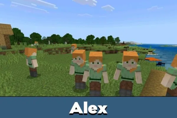 Alex from AI Player mod for Minecraft PE