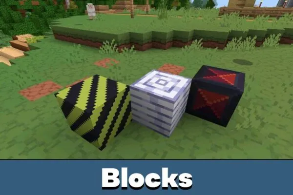 Blocks from Bedrock Reimagined Mod for Minecraft PE