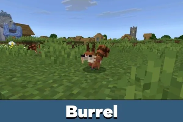 Burrel in Blast From The Past mod for Minecraft PE