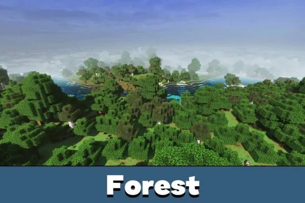 Forest from Lotiif Visuals Shader for Minecraft PE