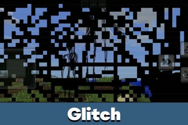 Glitch from Broken Script Mod for Minecraft PE