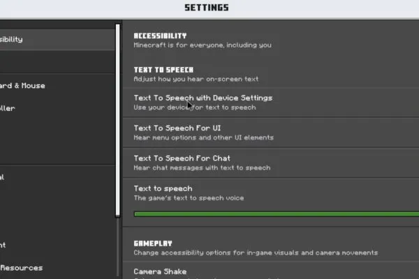 minecraft 26.13 settings screen android bedrock