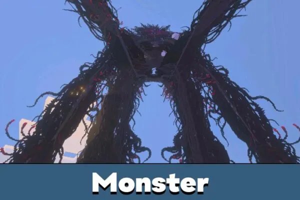 Monster from Broken Script Mod for Minecraft Bedrock