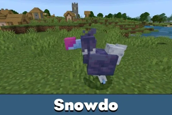 Snowdo in Blast From The Past mod for Minecraft PE
