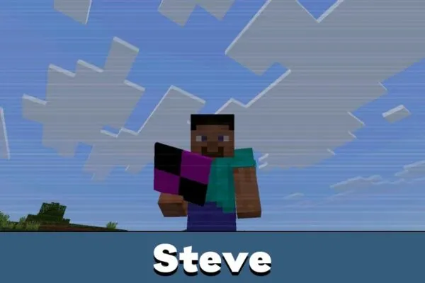 Steve from Broken Script Mod for Minecraft PE