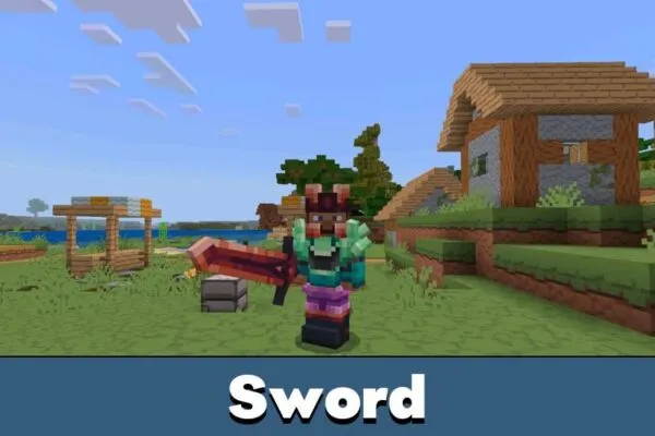 Sword from Bedrock Reimagined Mod for Minecraft PE