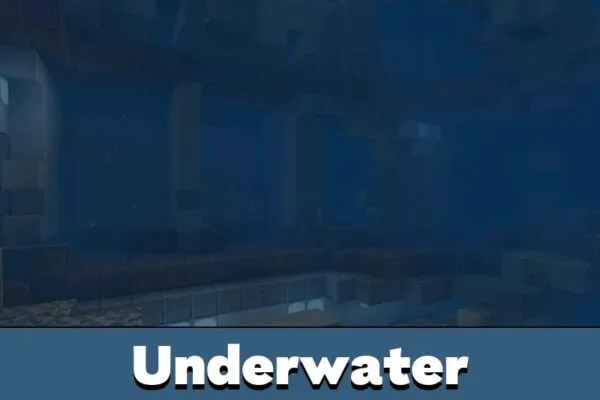 Underwater from Flooded Survival Map for Minecraft PE