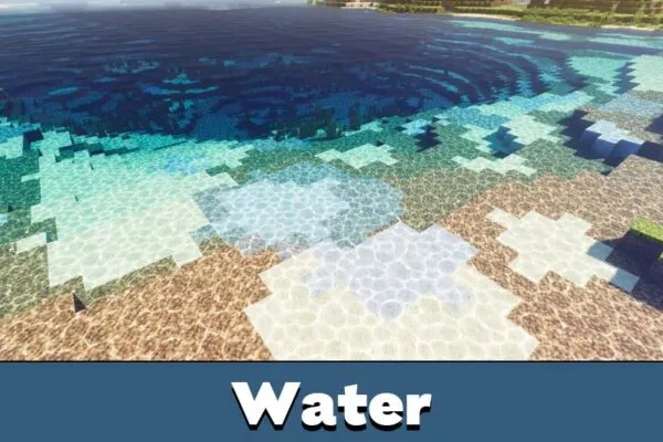 Water from Lotiif Visuals Shader for Minecraft PE