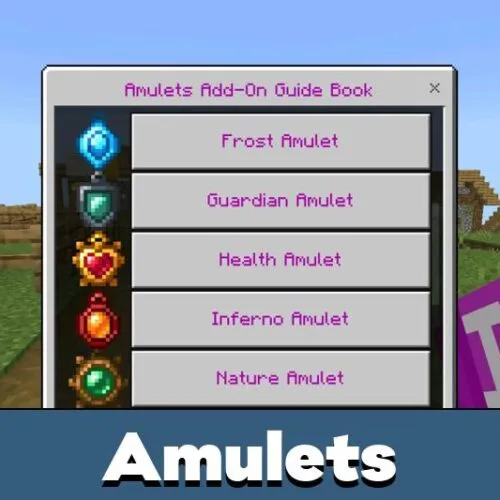Amulets Mod for Minecraft PE